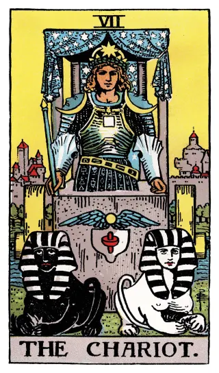 Der Wagen – Rider-Waite-Tarot