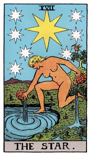 Der Stern – Rider-Waite-Tarot