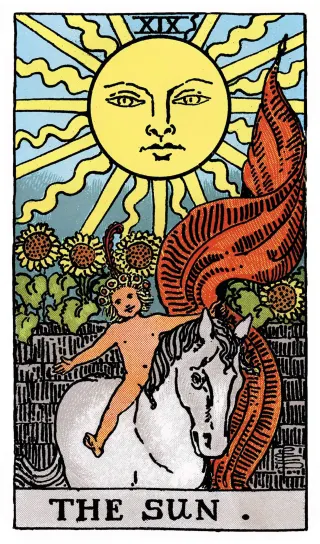 Die Sonne – Rider-Waite-Tarot