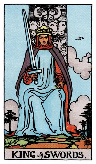 König der Schwerter – Rider-Waite-Tarot